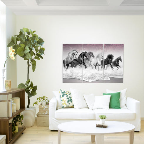 Wandbilder Wohnzimmer XXL Pferde Moderne Bilder Tiere